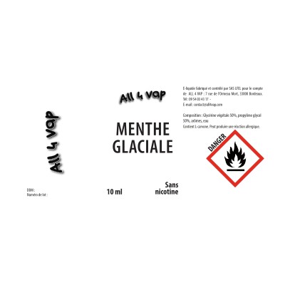 Menthe Glaciale All4Vap