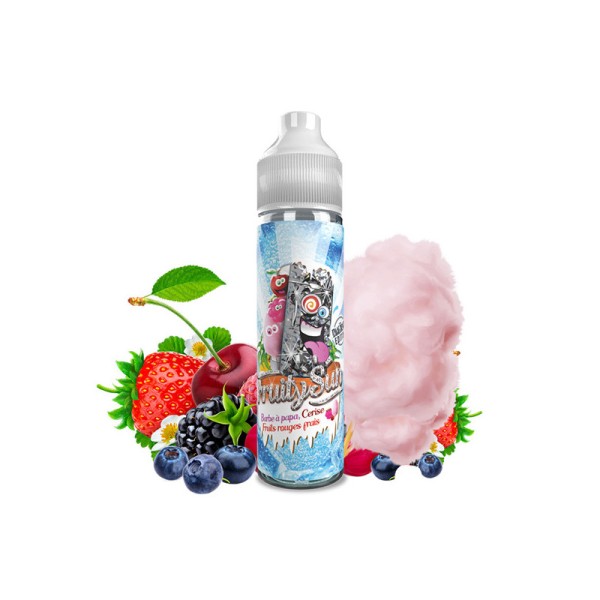 Barbe a Papa Cerise Fruits Rouges 50ml Fruity Sun
